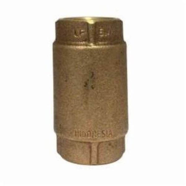 Midland Metal InLine Check Valve, 114 Nominal, 200 psi WOG125 psi WSP Pressure, Yes Low Lead Compliance, Medi 944433LF